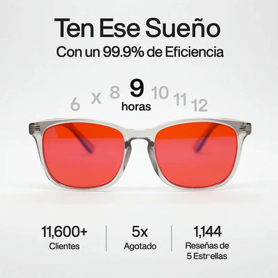 FLOW® | Gafas Rojas Anti Luz Azul unisex
